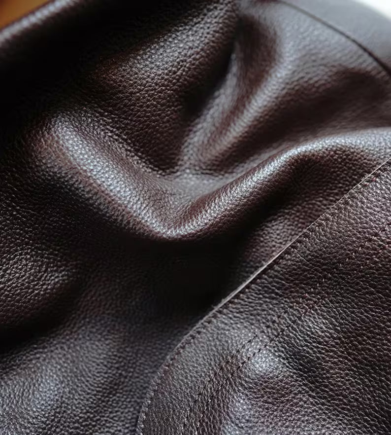 Soft Pebbled Leather Slouchy Fold Flap Backpack